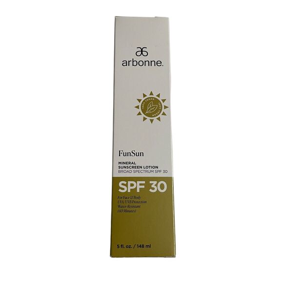 ARBONNE FUN SUN MINERAL SUNSCREEN LOTION SPF 30 / 5 Oz NEW IN BOX - Picture 1 of 4